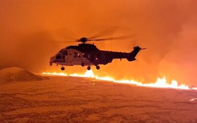 সপ্তাহজুড়ে ভূমিকম্পের পর আইসল্যান্ডে আগ্নেয়গিরিতে অগ্ন্যুৎপাত