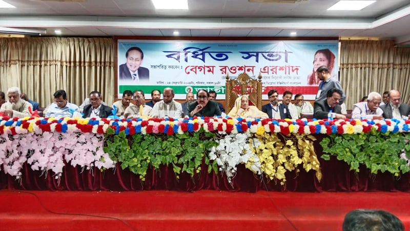 জাপার ভরাডুবি না হলে জি এম কাদেরের নেতৃত্ব মেনে নিতেন, বললেন রওশন